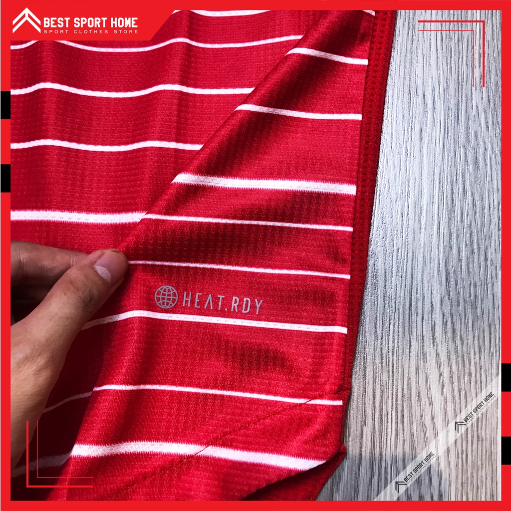 Set quần áo bóng đá Bayern Munich sân nhà 2022/23 - Vải Climacool màu đỏ form Âu - In ấn tên số theo yêu cầu