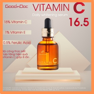 Serum vitamin c 16.5 % goodndoc daily whitening serum