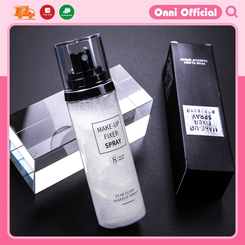 Xịt nhũ khóa trang điểm cố định lớp make up Star Flash Spray 8 Hours Wear Onni Official | BigBuy360 - bigbuy360.vn