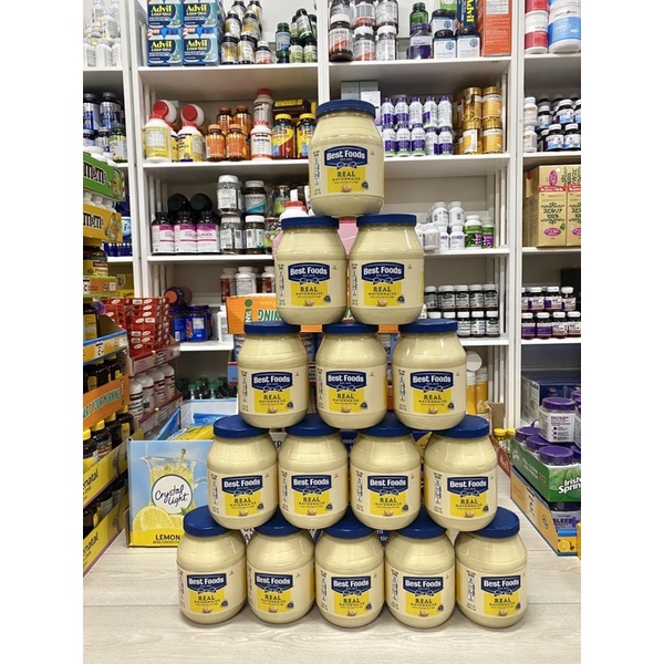 MAYONNAISE BEST FOOD Mỹ 1.9l TRỨ DANH, NHÃN HIỆU SỐ 1 ĐƯỢC CÁC BÀ NỘI TRỢ MỸ TIN DÙNG 😋