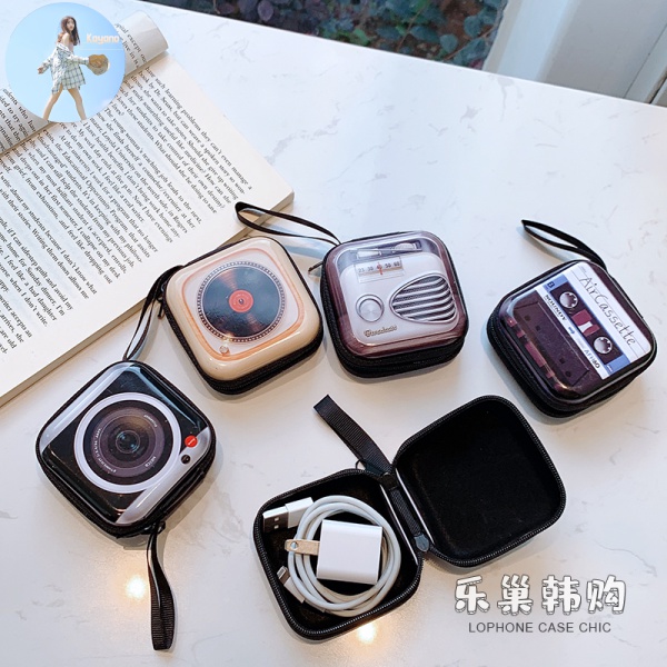 Hộp Đựng Tai Nghe / Dây Cáp Sạc Bằng Sắt Kiểu Retro Sáng Tạo | BigBuy360 - bigbuy360.vn