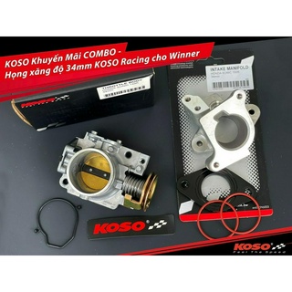 Combo họng ga/ họng gió 34mm winner150/winner x/sonic 150
