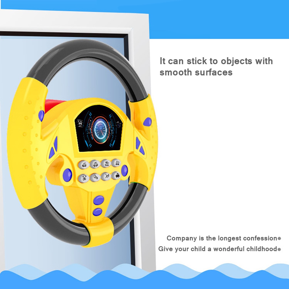 Đồ Chơi Mô Phỏng Vô Lăng Xe Điện 2022 Mới Giáo Dục Sớm Cho Bé