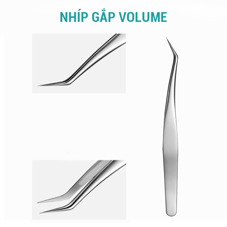 NHÍP GẮP MI VOLUME - NHÍP TÁCH MI BỀN KHÔNG GỈ CHUYÊN DỤNG CHO THỢ NỐI MI