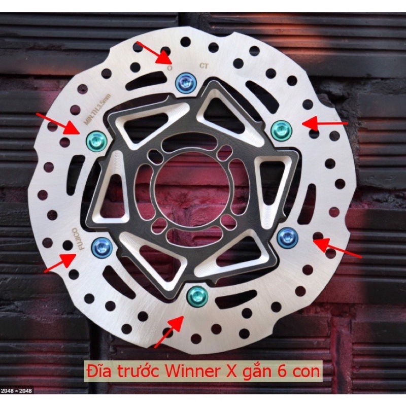 Bộ Ốc Titan Gắn Đĩa Winner Winner X