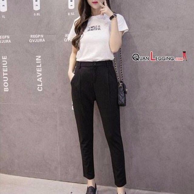 QUẦN CÔNG SỞ BAGGY TUYẾT MƯA GẤU LỆCH (loai 1 cao cấp)