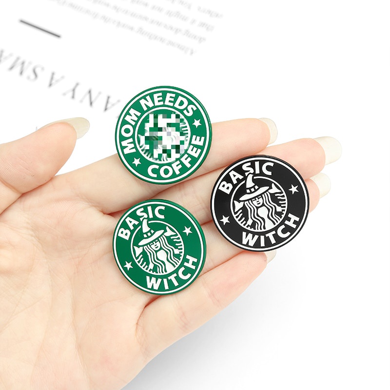 Pin cài áo huy hiệu Starbucks Coffee - GC305