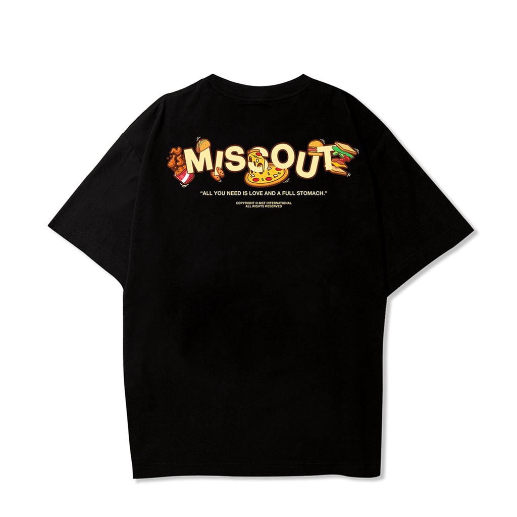 Áo thun nam nữ, áo phông MISSOOUT unisex form rộng chất cotton mát mịn thấm hút mồ hôi in hình siêu đẹp