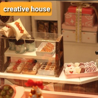 Mô hình nhà gỗ DIY - Tiệm CHOCOLATE