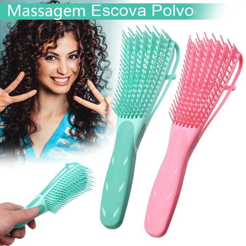 Lược Chải Tóc Massage Da Đầu Hình Bạch Tuộc