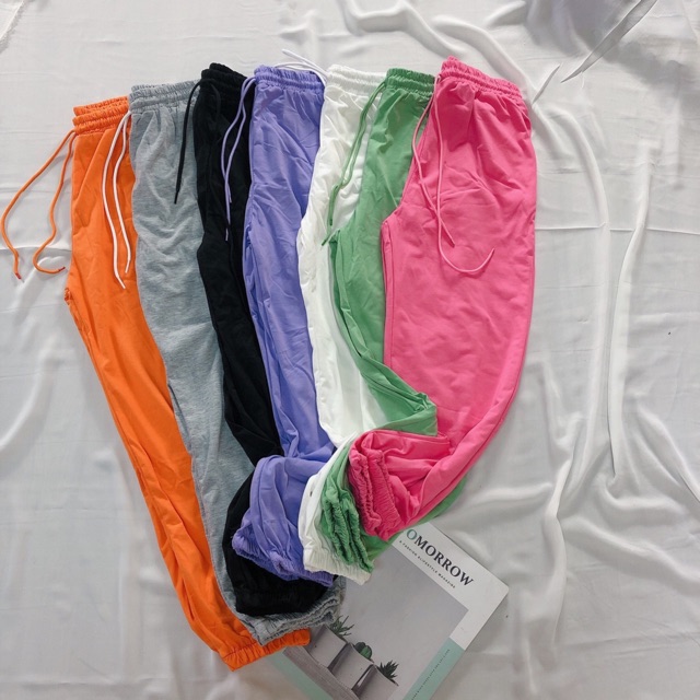 Quần jogger trơn hót