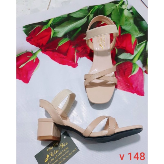 Giày sandal cao gót 2p-9p size 33-44