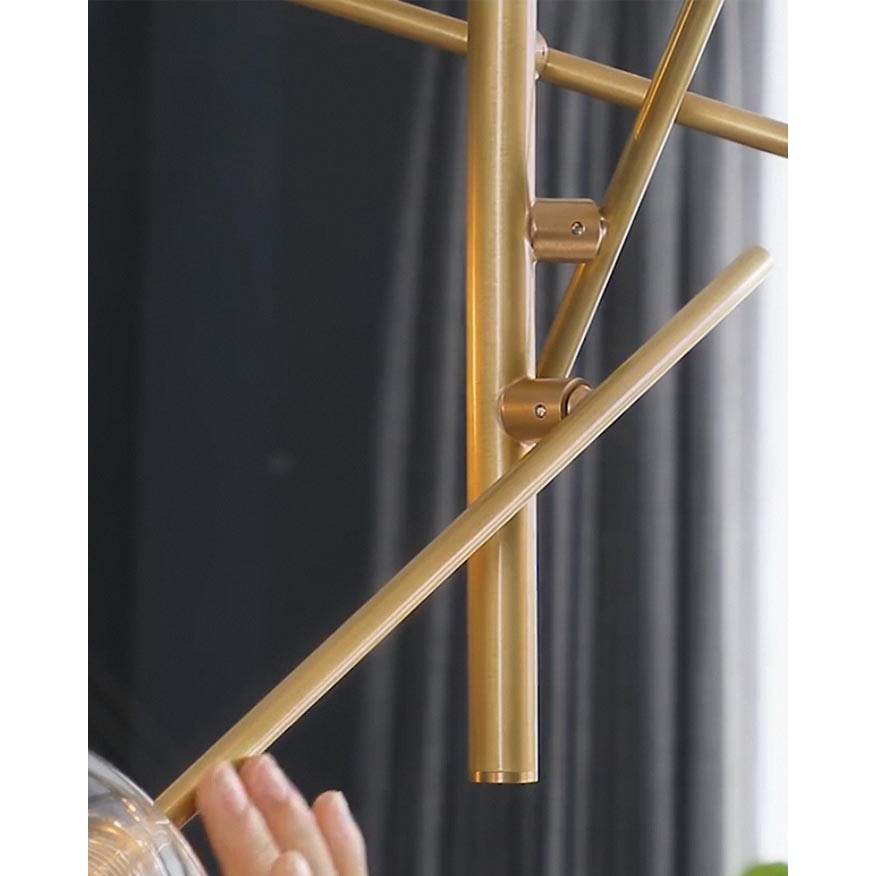 Đèn chùm thả trần trang trí hiện đại thuỷ tinh THCN61A