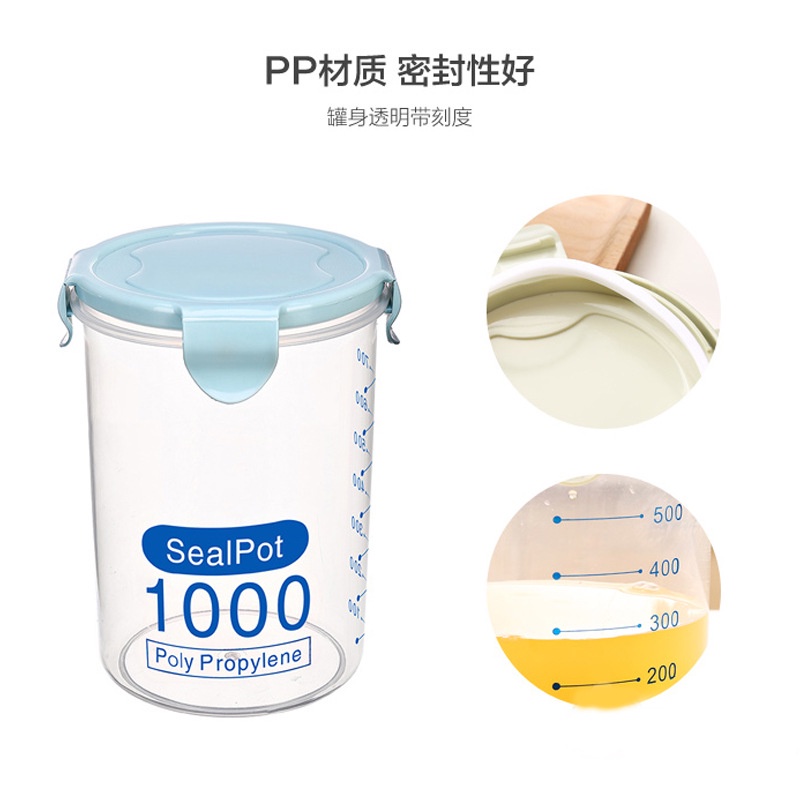 Hộp Đựng Thực Phẩm Kín Khí Bằng Nhựa Dày Trong Suốt