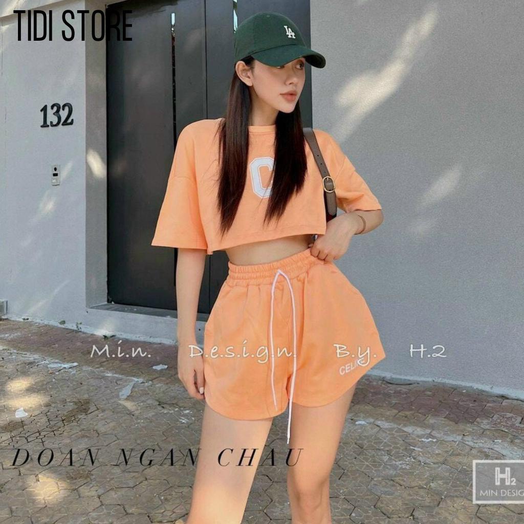 Bộ quần áo nữ mặc nhà thun cotton thoáng mát mùa hè thấm hút tốt BT02