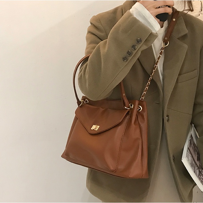 Túi Xách Đeo Vai Cỡ Lớn Thiết Kế Đơn Giản Thời Trang Cho Nữ