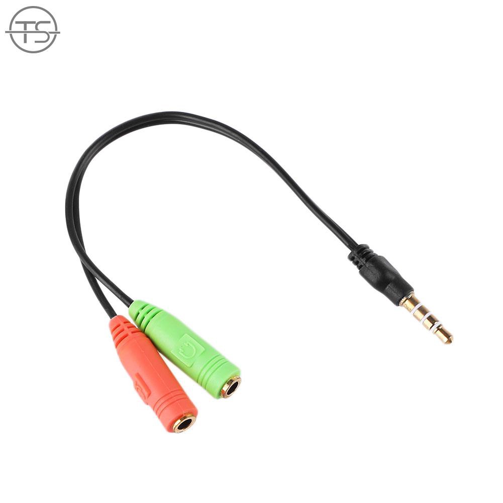 SONG Cable 3.5mm Male Dual Female Y Splitter Mic Universal6/3