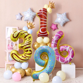 Bong bóng hình chữ/số 32 inch trang trí tiệc