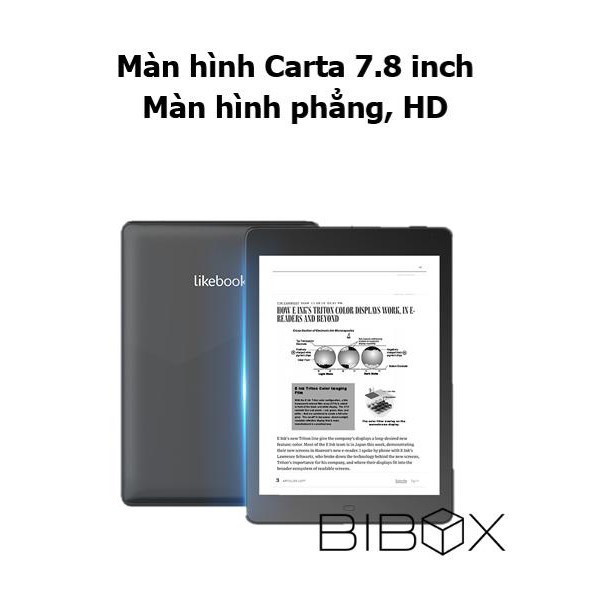 Máy đọc sách Likebook Ares tặng kho sách chuẩn 12.000 cuốn và kho sách PDF 5.000 cuốn cập nhật hàng ngày | BigBuy360 - bigbuy360.vn