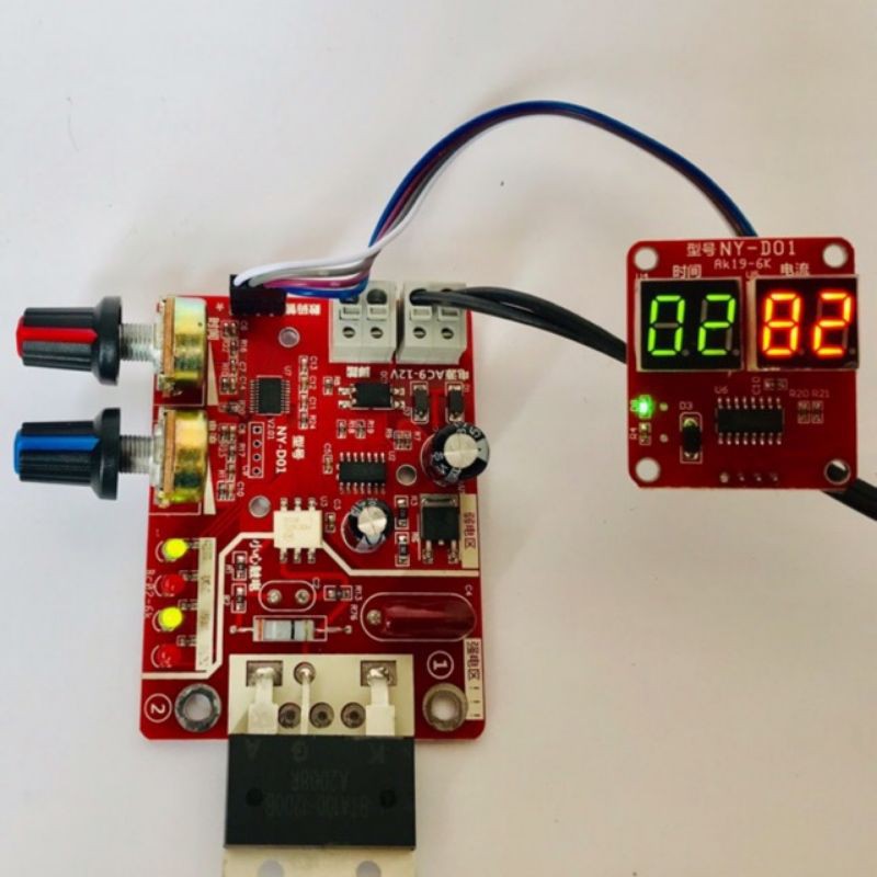 Máy hàn cell cân lực kẽm 0.2mm, có timer LED số siêu xịn xò, mua về dùng luôn