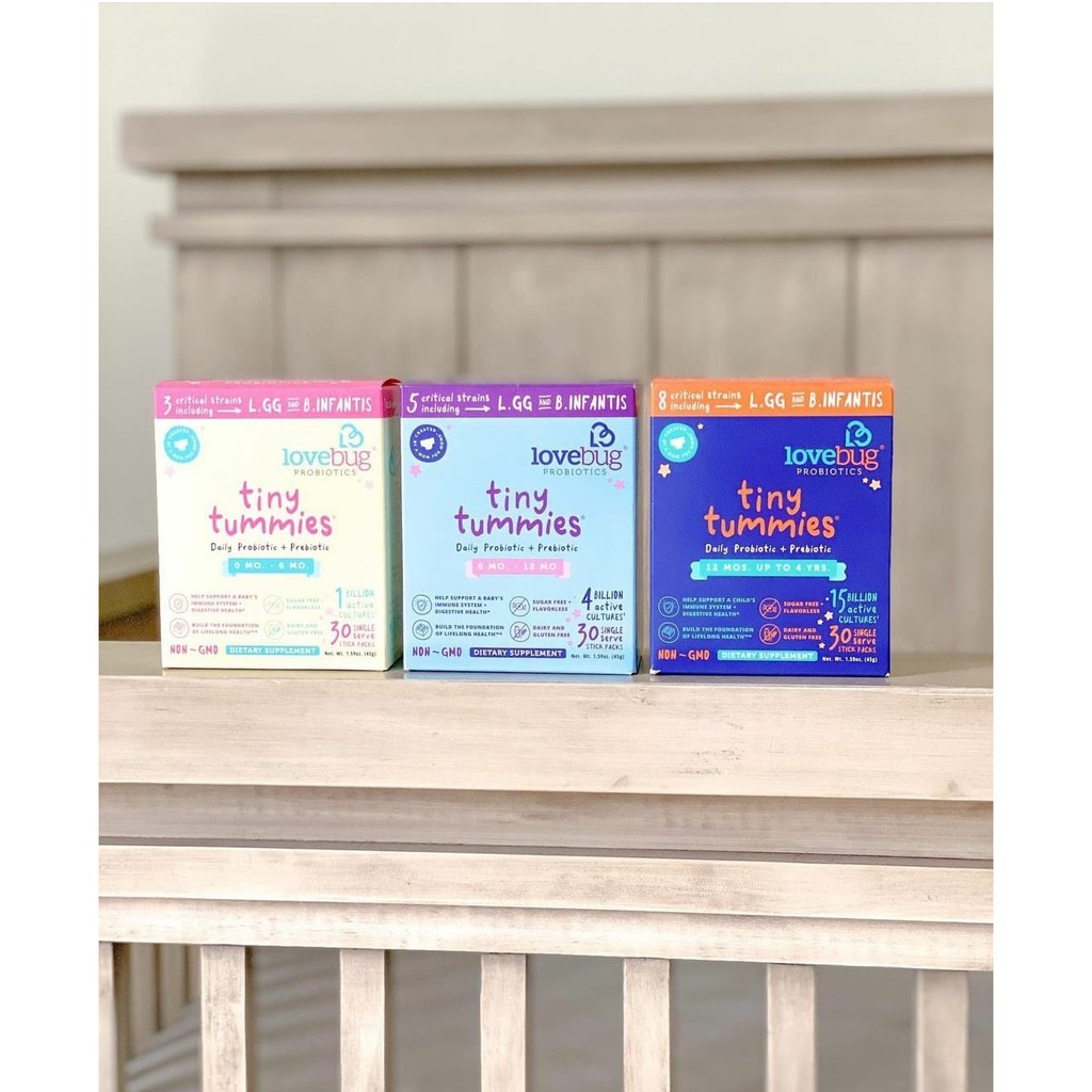 Bột men tiêu hoá Lovebug USA (hộp 30 gói)