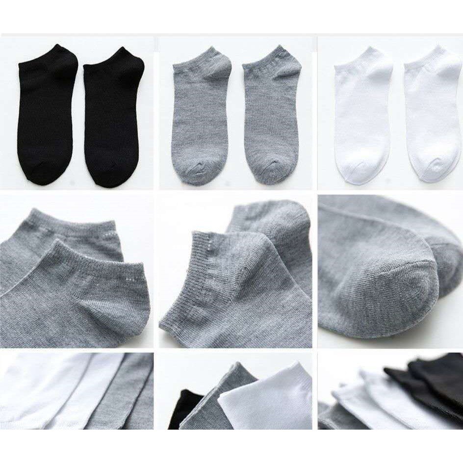 Tất Vớ Nam Nữ Cổ Ngắn Nhật Cotton 100%,Tất Nam Nữ Khử Mùi Chống Hôi Chân,Thoáng Khí