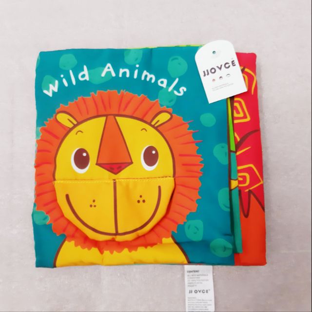 SÁCH VẢI 3D - WILD ANIMALS