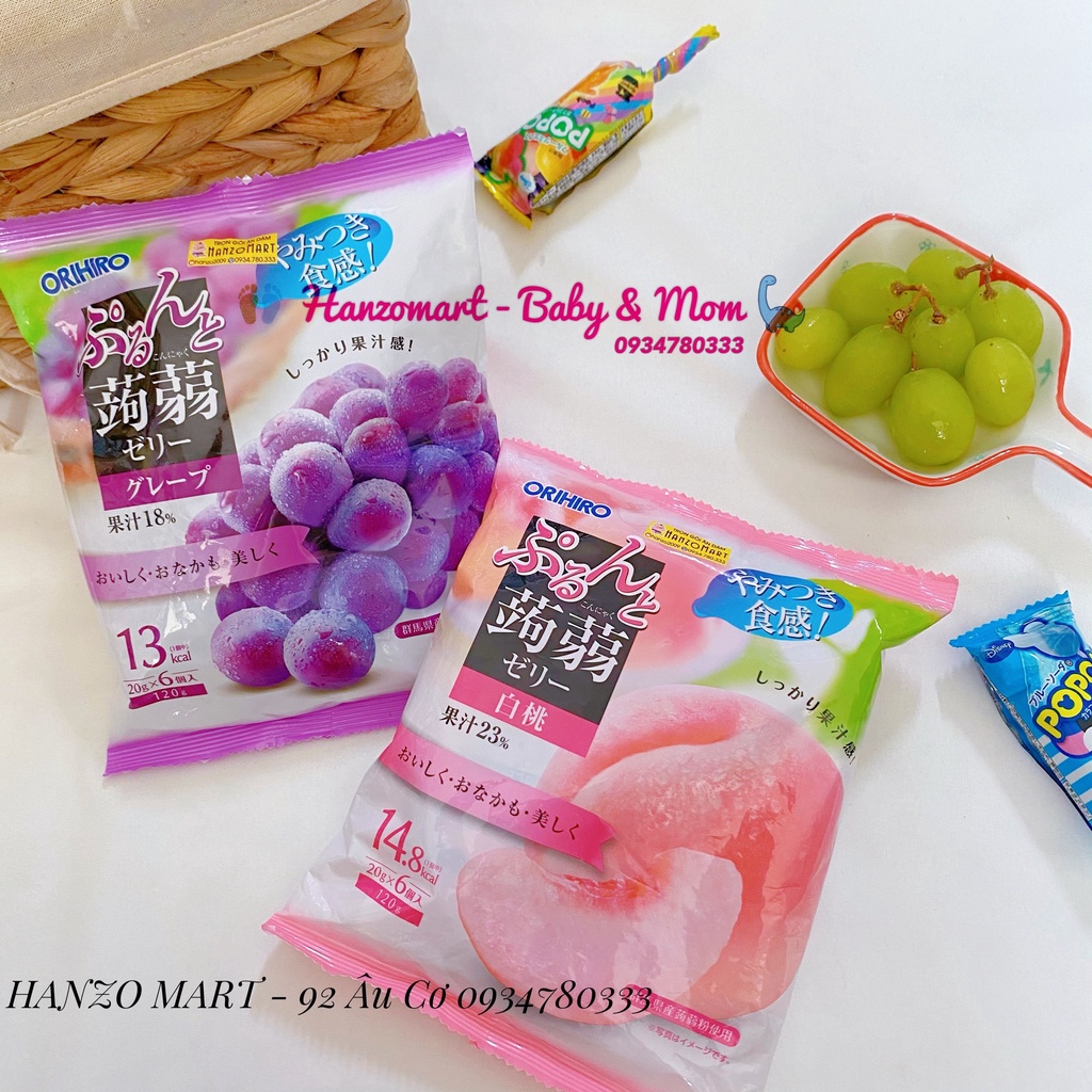 Thạch Trái Cây Orihiro Nhật Bản Nhiều Vị