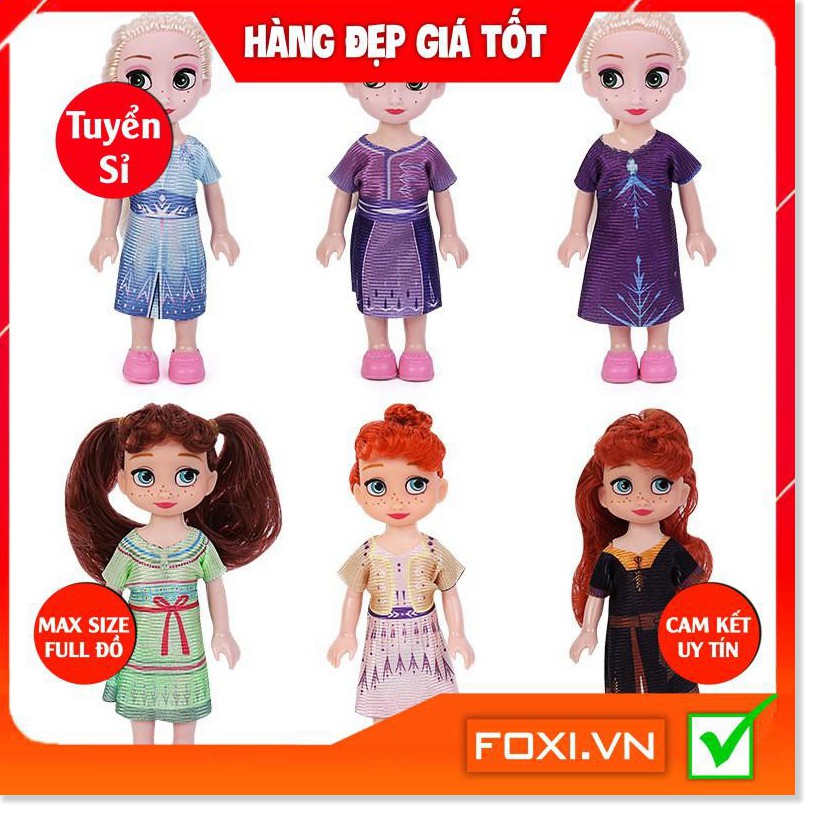 Búp bê Barbie Anna và Elsa Foxi-Đồ chơi công chúa nhân vật hoạt hình đẹp-vui nhộn-dễ thương-sáng tạo