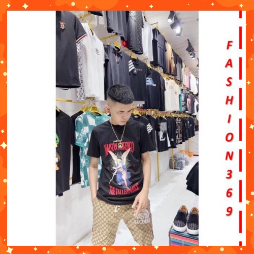 Áo phông nam MIKENCO Thiên thần Fallen angel tshirt,áo thun mikenco dáng unisex