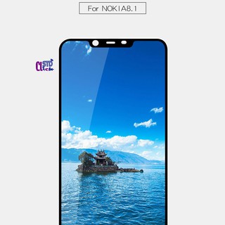 MIẾNG DÁN CƯỜNG LỰC NOKIA 8.1 FULL 5D TEMPERED GLASS