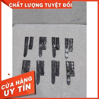 Dây Đồng Hồ Nam & Nữ chuẩn da cá sấu