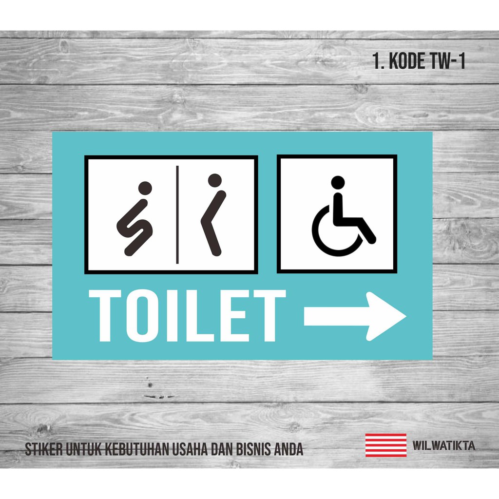 Bộ 2 Miếng Dán Biển Báo Toilet An Toàn Tiện Dụng