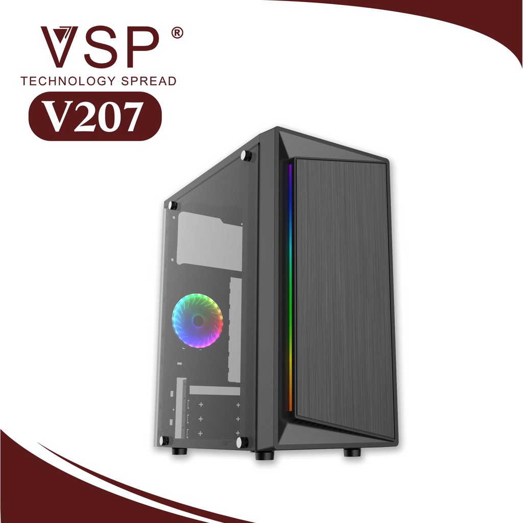 Case Vision V207 Mini (Dãy Led RGB)