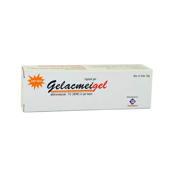 Gel Giảm Mụn Trứng Cá, Mụn Viêm Gelacmeigel Tuýp 15gr - Dr. Hoàng Vũ