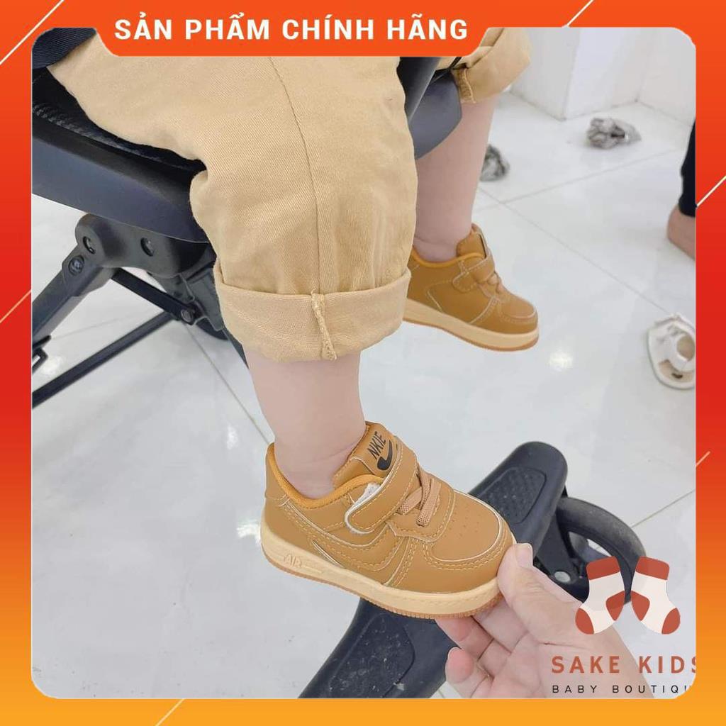 ⚡️[Cực chất] Giày thể thao thấp cổ , GIày cho bé tập đi bé trai bé gái quai dán NKIE  mềm nhẹ phong cách Hàn Quốc