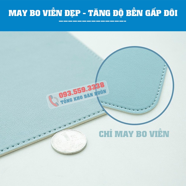 Tấm lót bàn di chuột cỡ lớn - Thảm da trải bàn làm việc Deskpad - Lót Chuột Mouse pad bằng da PU - Nhiều Màu - Kích Cỡ