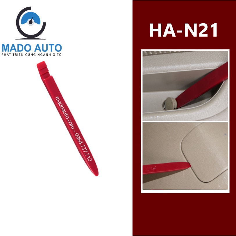 Thanh nạy nhựa cao cấp HAMEI chính hãng hai đầu cậy chốt nở nhựa nội thất xe ô tô MADO HA-N21