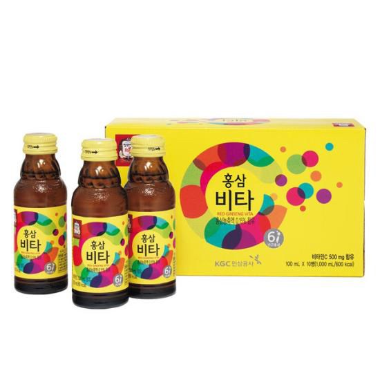 NƯỚC UỐNG TĂNG LỰC HỒNG SÂM VITA (100ML * 10 CHAI)