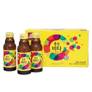 NƯỚC UỐNG TĂNG LỰC HỒNG SÂM VITA (100ML * 10 CHAI)