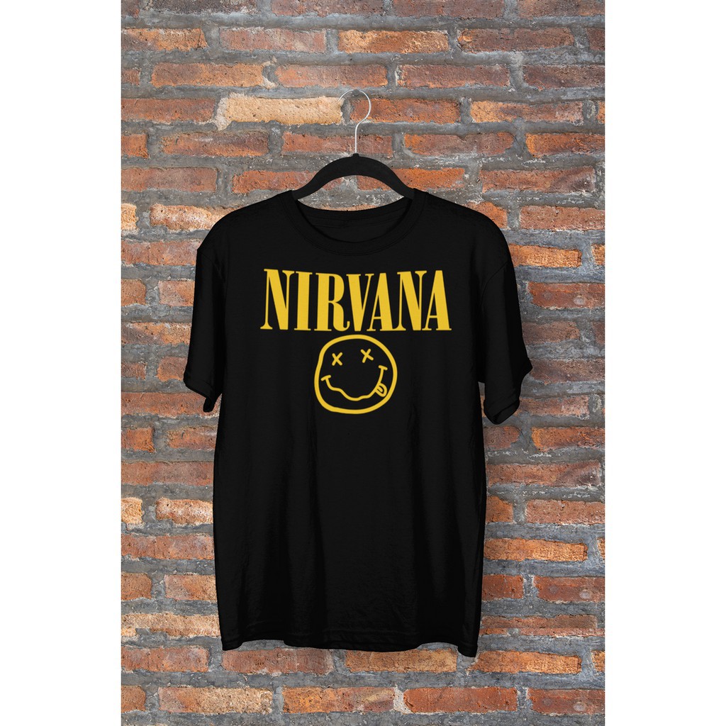 Áo phông in hình Nirvana Band T-shirt mẫu mới lạ