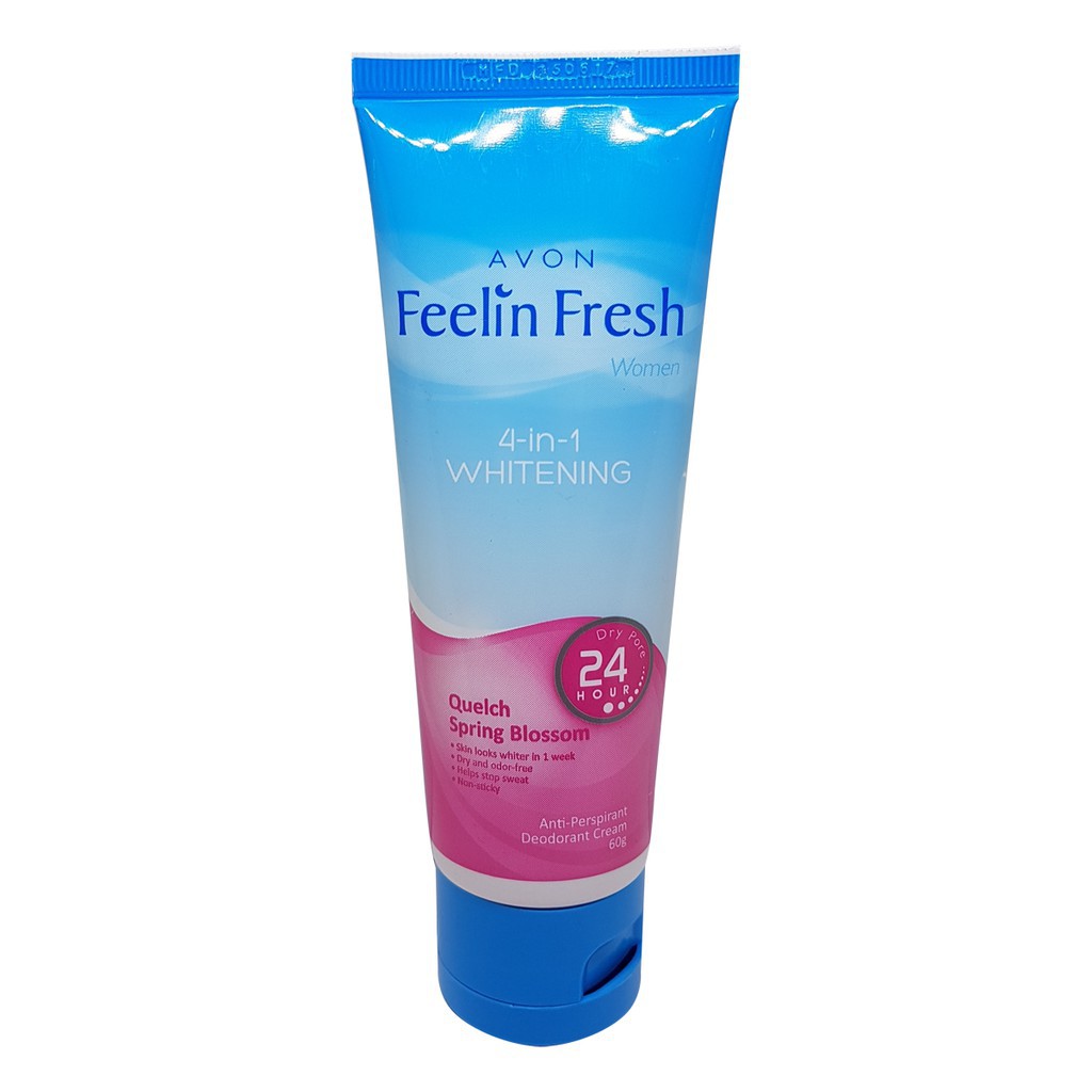 KEM LÀM TRẮNG NÁCH, KHỬ MÙI 4 TÁC DỤNG FEELIN FRESH AVON 60G