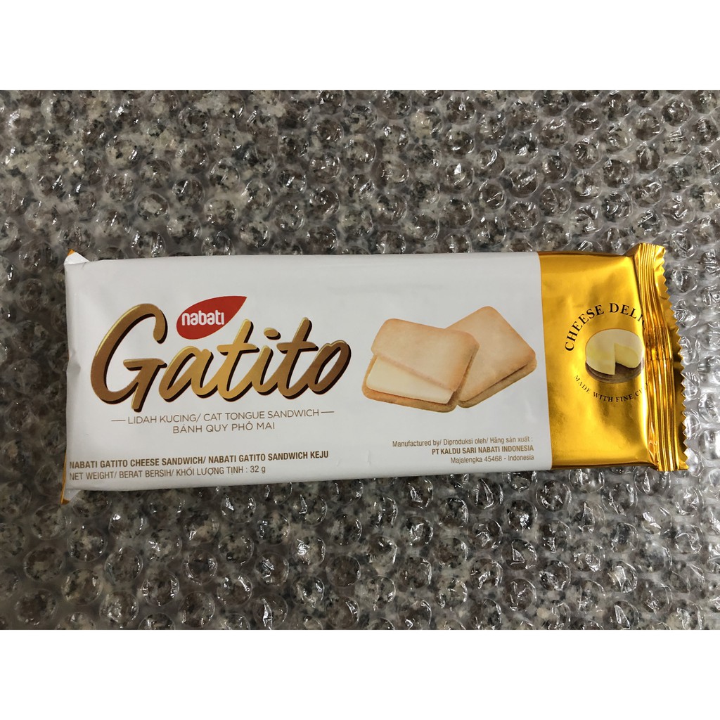 Bánh Xốp NABATI thẻ Socola,Phô mai,Phô mai đen,Trà xanh, Phúc bồn tử, Gatito