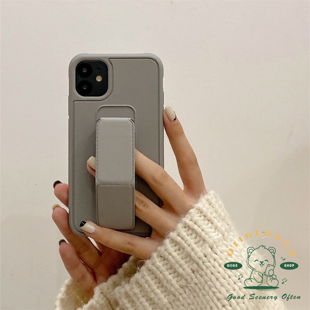 Ốp Điện Thoại Cứng Có Giá Đứng Sang Trọng Cho Iphone 14 13 12 / 11 Pro Max