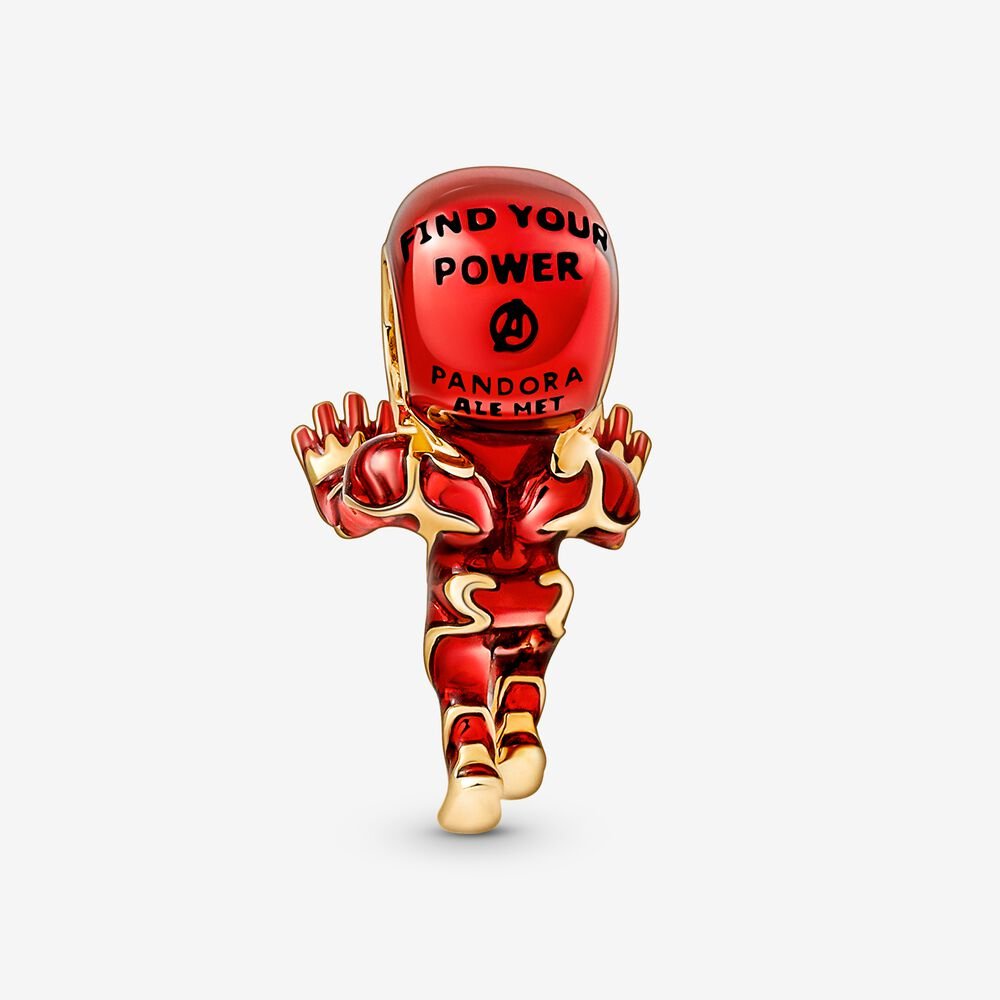 Vòng Tay Chuỗi Hạt Phong Cách Avengers Iron Man Cá Tính Pandora