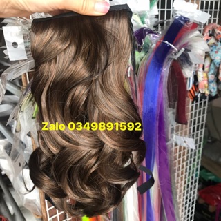 [HÌNH THẬT] Cột tóc xoăn ngắn 28cm C005