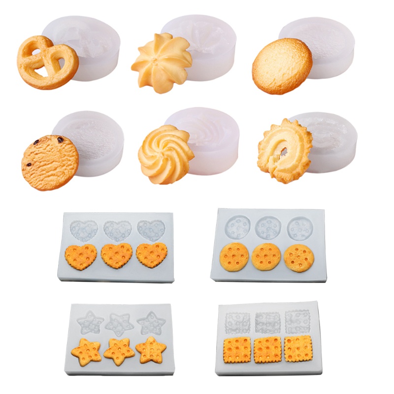 Khuôn Silicone Làm Bánh Cookie Hình Bánh Oreo