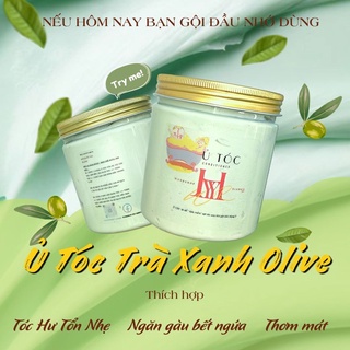 Ủ Tóc Trà Xanh Olive Hyy Dành Cho Tóc Bết Ngứa Nhiều Dầu
