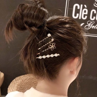 Bộ Kẹp Tóc Kim Loại Mạ Vàng