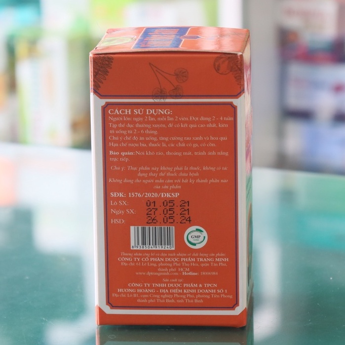 GIẢI ĐỘC GAN TM - Giúp giải độc gan, bảo vệ tế bào gan, hỗ trợ tăng cường chức năng gan (60 viên)